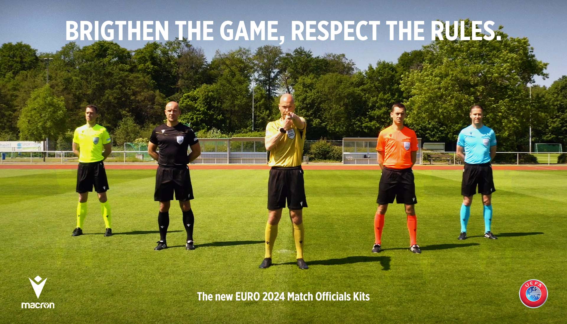 UEFA Match Officials' new shirts for EURO 2024: quality, technology, design and elegance on the pitch